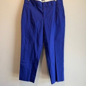 Mediterranean Blue Banana Republic Crop dress pant.  Size 6.  New with tags.